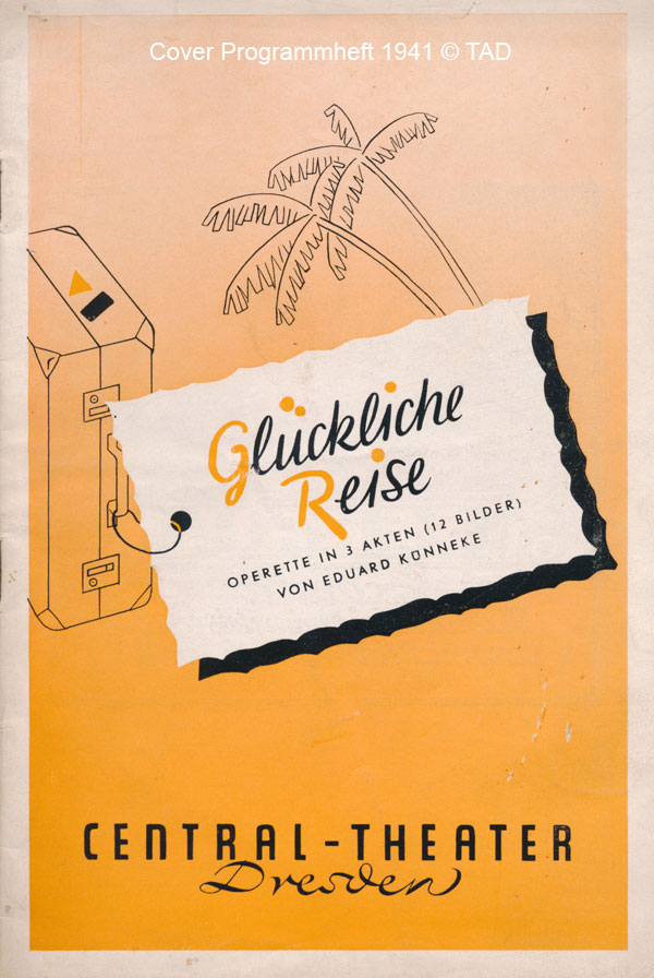 Cover Programm Glückliche Reise 1941