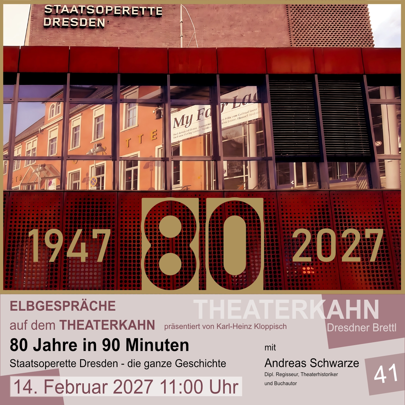 80 Jahre in 90 Minuten 14.2.2027