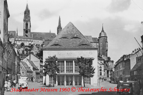Theaterplatz Meissen 1961