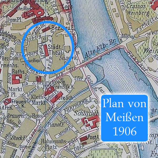 Plan von Meissen 1906