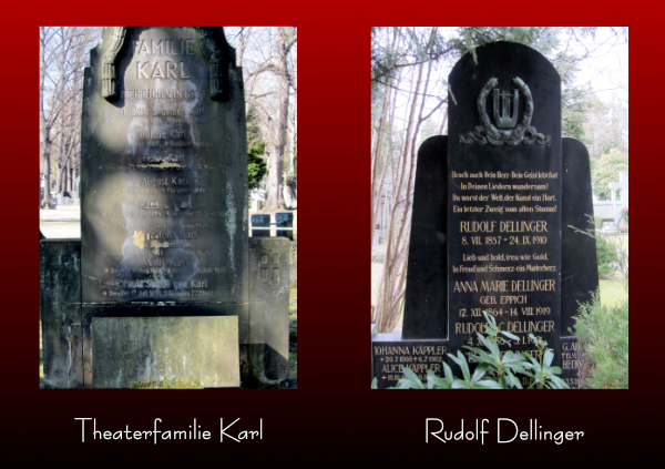 Grabsteine Engelbert Karl und Rudolf Dellinger